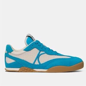 Kate Spade NY Womens Ks Drift Sneaker Sz 9 M Brand New Cream/ Catamaran Blue NIB